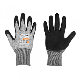 Рабочие перчатки перчатки Cut Cover 4 RWCC4SN11, для взрослых, нейлон/нитрил/cпандекс, черный/серый, 11, 6 шт.