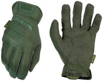 Рабочие перчатки перчатки Mechanix Wear FastFit Olive Drab FFTAB-60-011, искусственная кожа/нейлон, оливково-зеленый, XL, 2 шт.