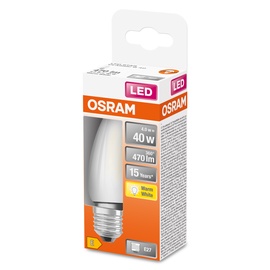 Spuldze Osram LED, E27, silti balta, E27, 4 W, 470 lm