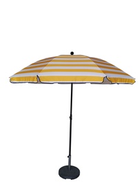 Пляжный зонтик Outliner TSB20203-B3, 2400 мм, белый/желтый