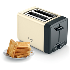 Tosteris Bosch DesignLine TAT4P427, melna/bēša