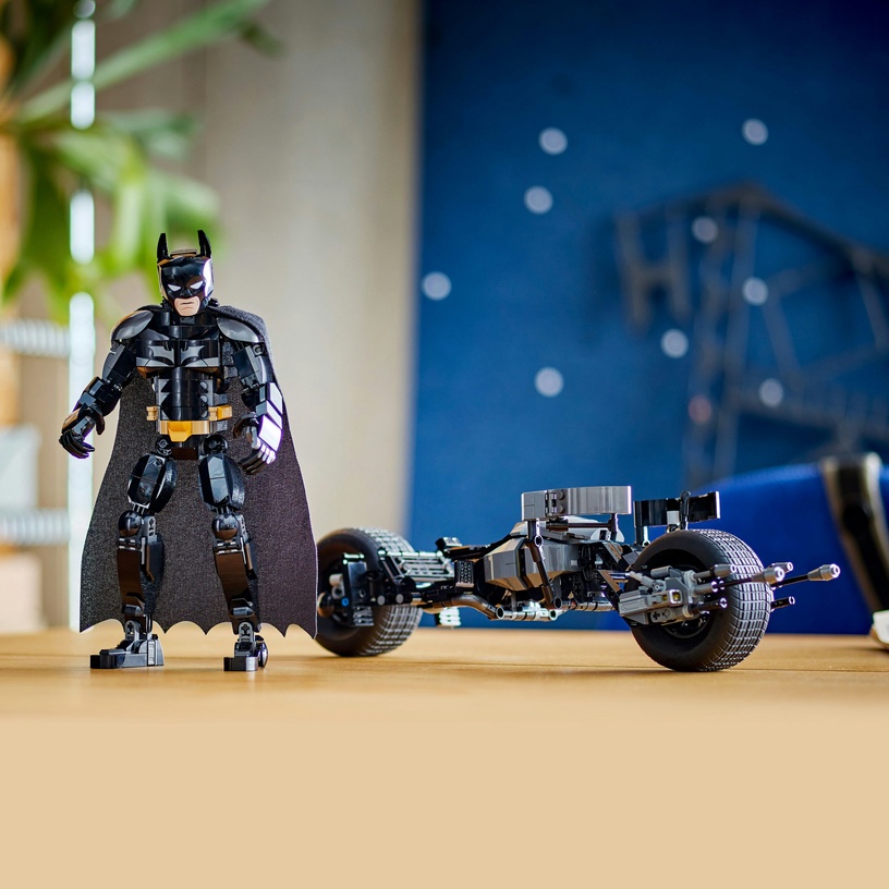 Konstruktor LEGO® DC Batman™: Batman™-i ehitusfiguur ja Bat-Pod Bike 76273