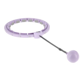Hula hoop vingrošanas riņķi HMS HHW09, 390 mm, 0.4 kg, violeta