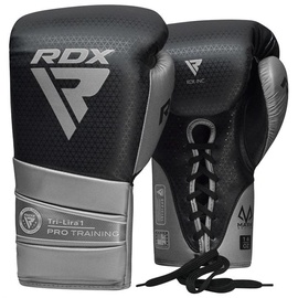 Boksa cimdi RDX Tri-Lira 1, sudraba, 12 oz