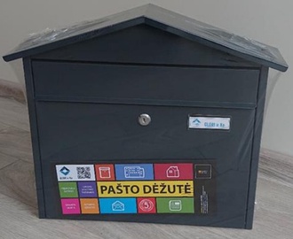 Postkast Glori Ir Ko PD967T, antratsiit, 425 mm x 89 mm x 366 mm