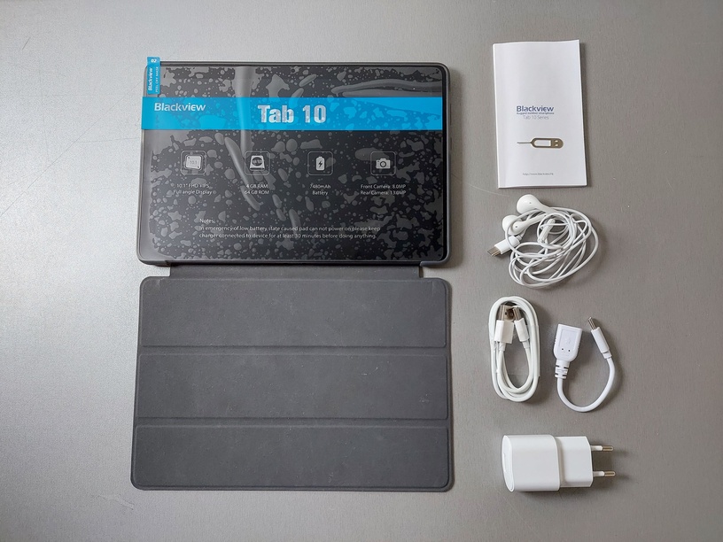 Планшет Blackview Tab 10 Slim, 4GB/64GB, 3G, 4G, серый, 10.1″ (товар с дефектом/недостатком)