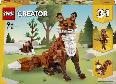 Konstruktors LEGO® Creator Meža dzīvnieki: Rudā lapsa “trīs vienā” rotaļlieta 31154