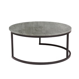 Kohvilaud Home4you Britu, hall, 80 cm x 80 cm x 35 cm