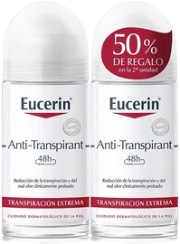 Deodorant naistele Eucerin 48h Anti-Transpirant Roll-On, 100 ml, 2 tk