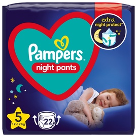 Подгузники Pampers Night, 5 размер, 12 - 17 кг, 22 шт.