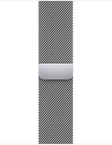 Viedais pulkstenis Apple Watch Series 8 GPS + Cellular 41mm Silver Stainless Steel Case with Silver Milanese Loop, sudraba
