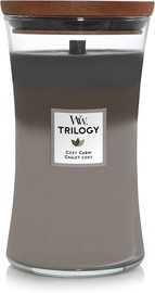 Svece, aromātiskā WoodWick Trilogy Cozy Cabin, 60 - 120 h, 609.5 g, 180 mm x 110 mm