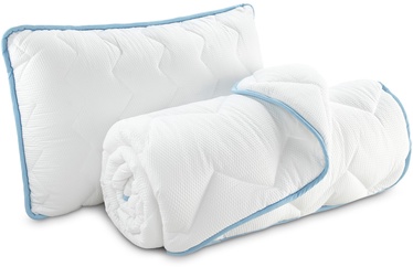 Antklodės ir pagalvės komplektas Dormeo Siena V3, 140x200 cm, balta, 2 vnt.