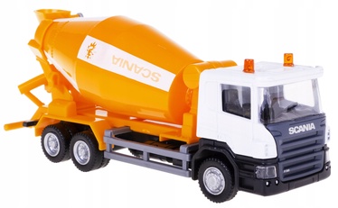 Rotaļlietu smagā tehnika Daffi RMZ City Concrete Mixer 512561, balta/oranža