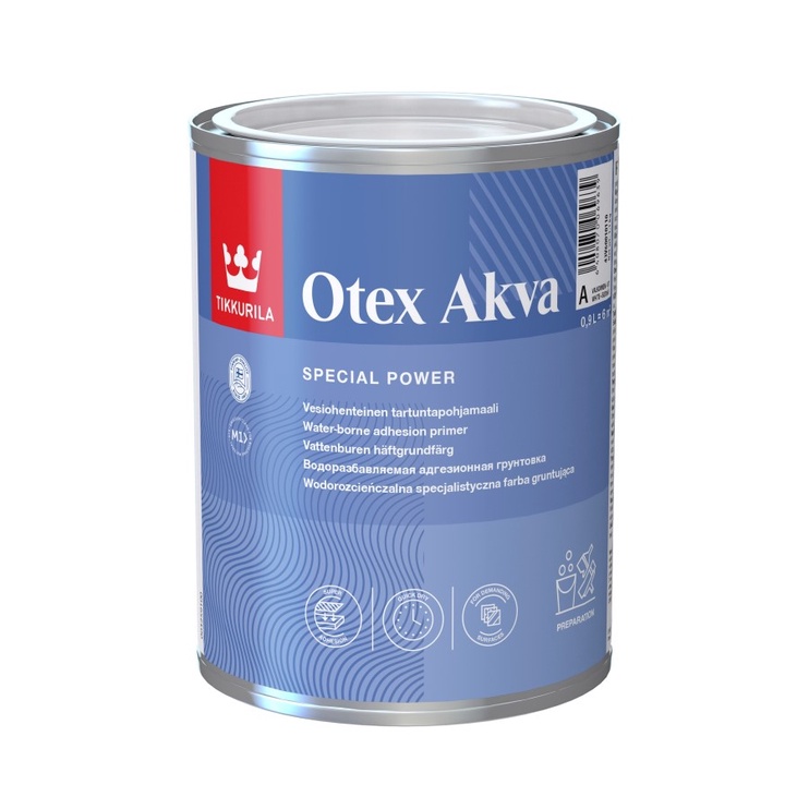 Грунт Tikkurila Otex, прозрачная, 0.9 л