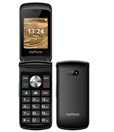 Mobiiltelefon MyPhone Waltz, must, 32MB/32MB