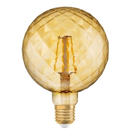 Lambipirn Osram LED, G125, soe valge, E27, 4.5 W, 470 lm