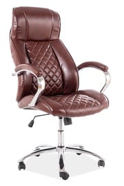 Офисный стул, коричневый