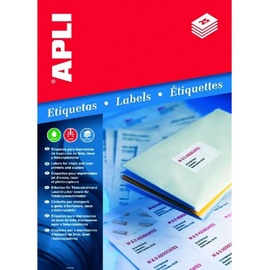 Kleepuvad etiketid Apli ILC, ontor, 6.7 cm, 9.7 cm, 100 tk