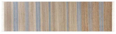 Paklāja celiņš Beliani Talpur, zila/bēša, 300 cm x 80 cm