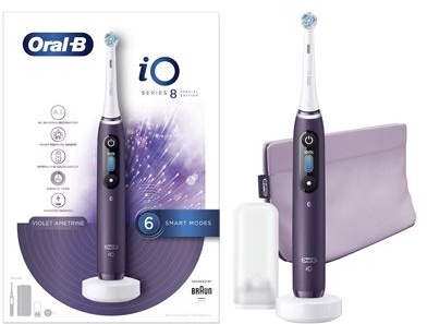 Elektriskā zobu birste Oral-B iO Series 8, violeta