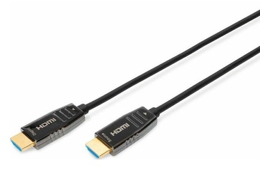 Tinklo kabelis Digitus AK-330126-150-S HDMI, HDMI, 15 m, juoda