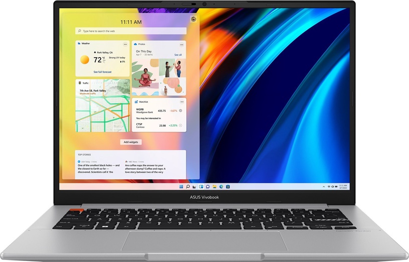 Sülearvuti Asus VivoBook S 15 OLED M3502QA-MA138W PL, AMD Ryzen 5600H, 16 GB, 512 GB, 15.6 ", AMD Radeon RX Vega 7, hõbe