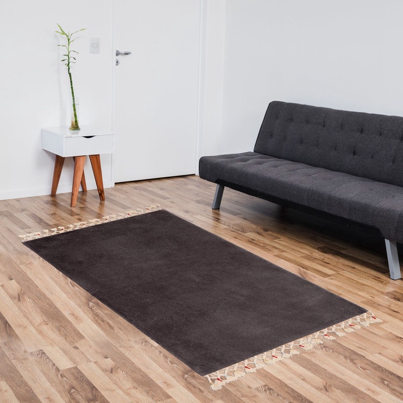 Ковровая дорожка Foutastic 299ANR1782, антрацитовый, 400 см x 100 см