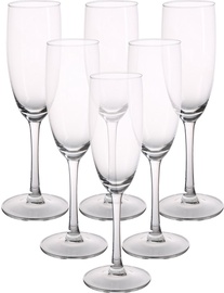 Набор бокалов для шампанского Altom Diamond, стекло, 0.180 л, 6 шт.
