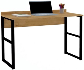 Письменный стол Kalune Design Deha, черный/дерево