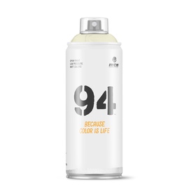 Aerosoolvärv Montana 94, tavaline, valge, 0.4 l