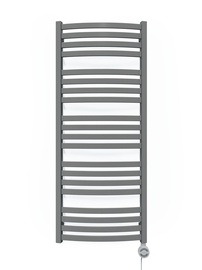 Электрический полотенцесушитель Terma D01, серый, 500 мм x 1210 мм