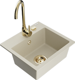 Köögivalamu Mexen Milo 6505-69-670200-50, graniit, 43.5 cm x 41 cm x 17.1 cm