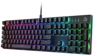 Клавиатура Aukey KM-G12 Red EN, черный