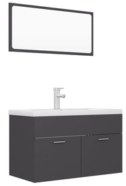 Vannitoa mööblikomplekt VLX, hall, 35.5 x 80 cm x 46 cm