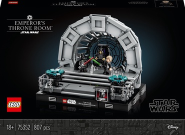 Konstruktors LEGO Star Wars Diorāma: imperatora troņa zāle 75352