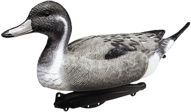 Dekorācija "Pīle" Besk Garden Duck 4750959113066, 51 cm x 18 cm x 23 cm, balta/melna/pelēka