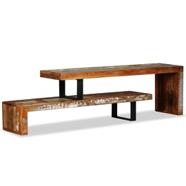 TV-laud VLX Solid Reclaimed Wood 244582, pruun, 1150 mm x 300 mm x 400 mm