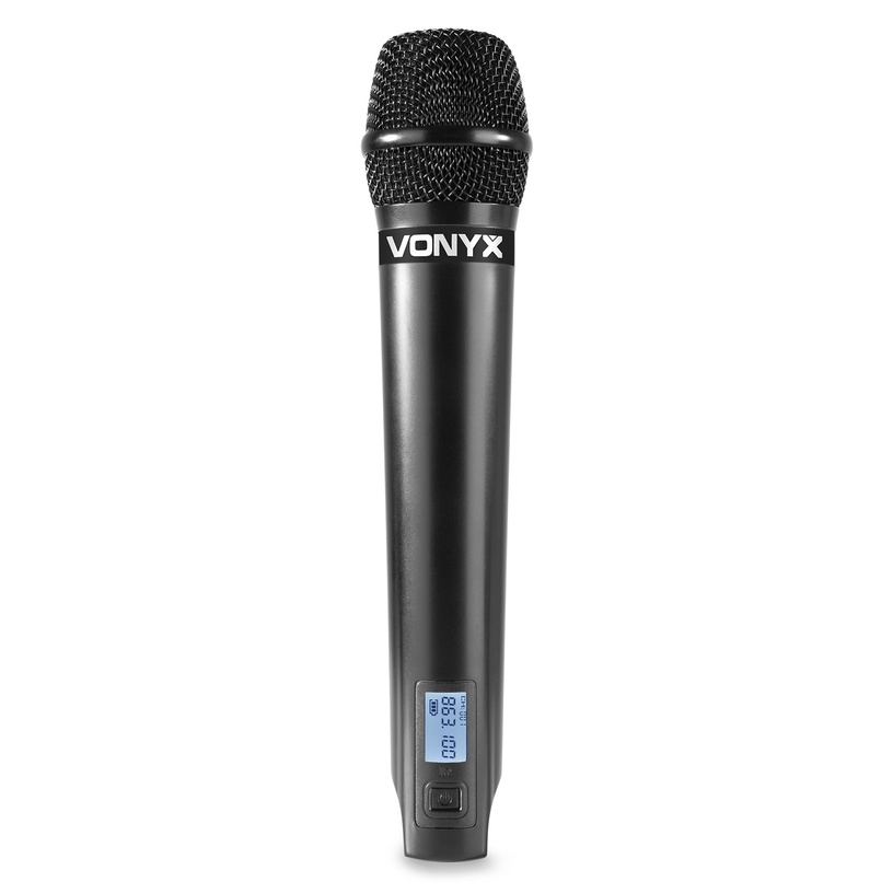 Juhtmevaba mikrofon, komplekt Vonyx WM61, must