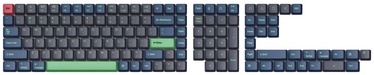 Klaviatuuri kate Keychron OEM Dye-Sub PBT Keycap Set Hacker 137 pcs, sinine/roheline
