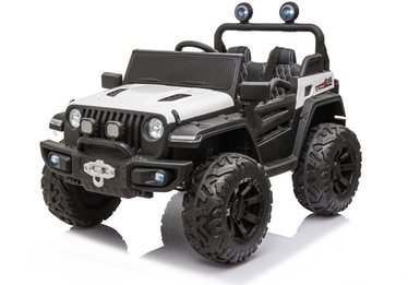 Rotaļlieta bezvadu kvadracikls LEAN Toys Jeep HC8988, balta/melna