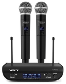 Juhtmevaba mikrofon Vonyx WM82 Digital UHF 2-Channel, must