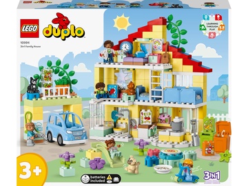 Konstruktors LEGO® DUPLO® “Trīs vienā” ģimenes māja 10994, 218 gab.