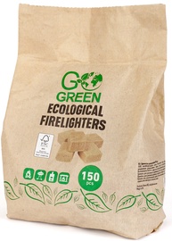 Aizdedzinātājs Go Green Ecological Firelighters 10690782, 8 cm x 18 cm