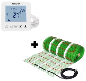 Отопительный мат Wellmo Mat + Programmable Thermostat WTH22.16 WiFi, 0.5 м x 4 м, 2 м², 300 Вт, 230 В