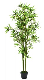 Искусственные цветы в вазоне VLX Bamboo, зеленый