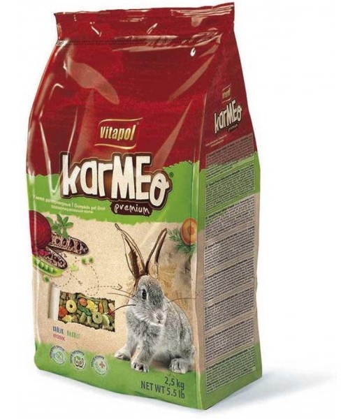 Корм для грызунов Vitapol Karmeo Premium, для кроликов, 2.5 кг