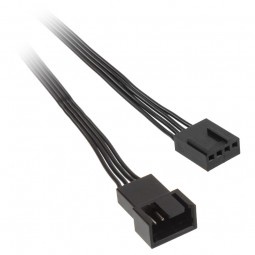 Kaabel Kolink 4-Pin PWM extension PGW-AC-KOL-017, must, 0.3 m
