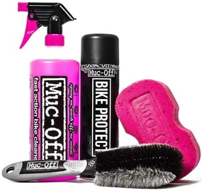 Комплект Muc-off Essential Kit MU-KIT-09361, пластик/пена, черный/розовый, 4 шт.