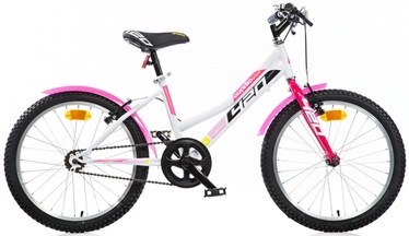 Jalgratas mägi- Dino Bikes Aurelia, 20 ", valge/punane/roosa